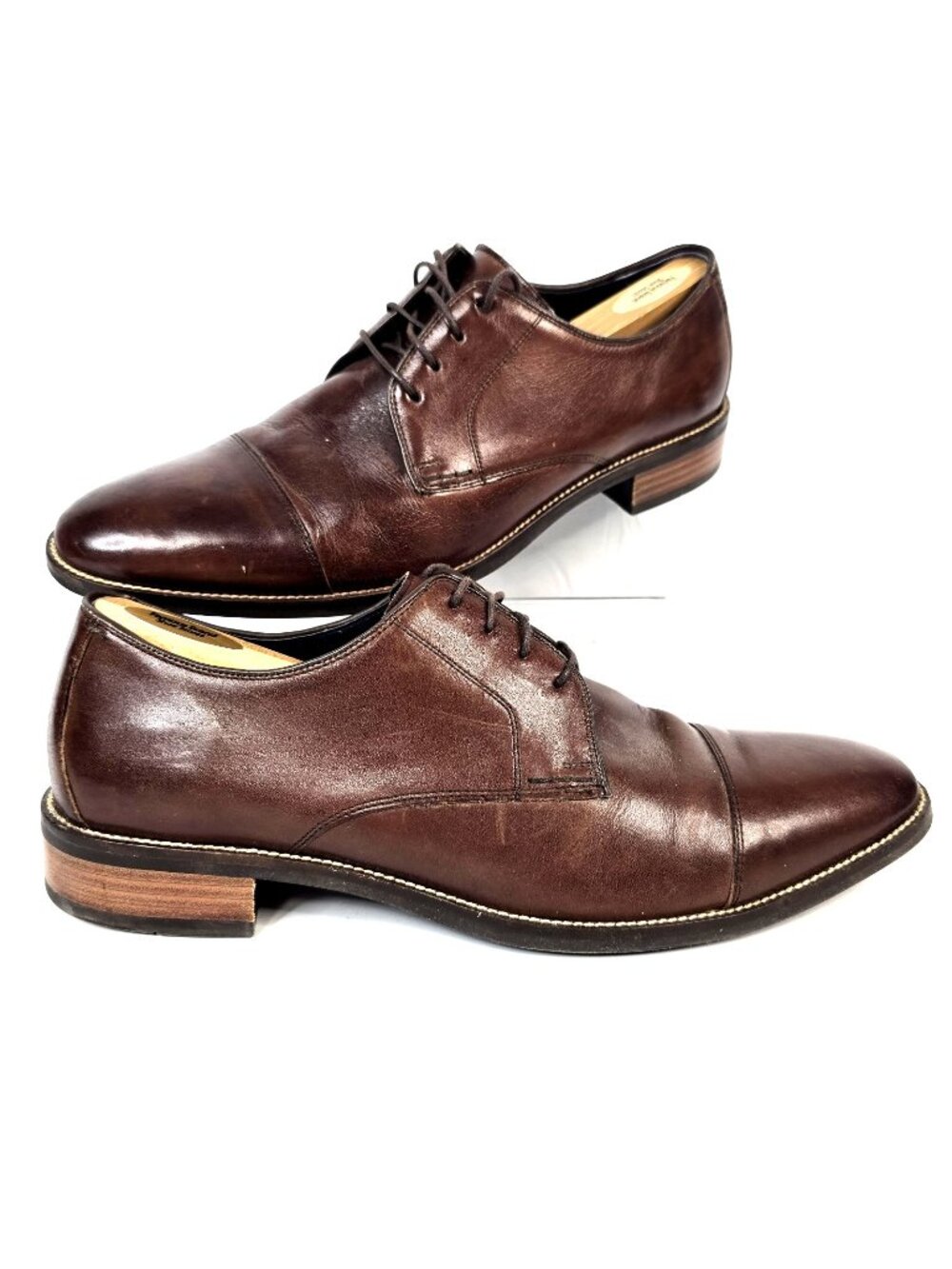 Cole Haan Lenox Hill Brown Cap Toe Oxford Shoes Men's Size 11.5